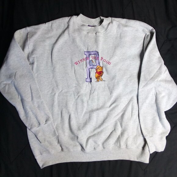 Vintage Disney Winnie The Pooh Embroidered Crewneck Sweatshirt - Picture 2 of 6